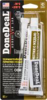 термостойкий герметик-формирователь прокладок силиконовый, с медью done deal copper rtv silicone gas фото