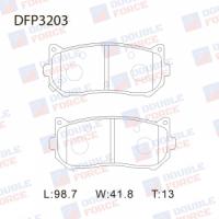 Тормозные колодки DOUBLE FORCE DFP3203 (диск.) Тормозные колодки DOUBLE FORCE DFP3203 (диск.)