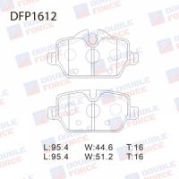 Тормозные колодки DOUBLE FORCE DFP1612 (диск.) Тормозные колодки DOUBLE FORCE DFP1612 (диск.)