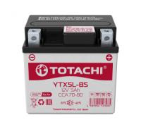 аккумулятор totachi moto ytx5l-bs 5 а/ч l фото